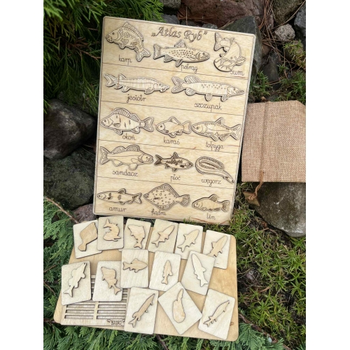 Drewniana układanka 